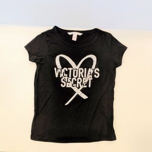 Victoria's secret t-shirt silver glittery
